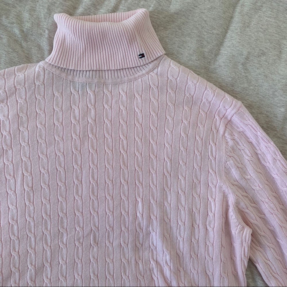 Baby pink Tommy Hilfiger sweater